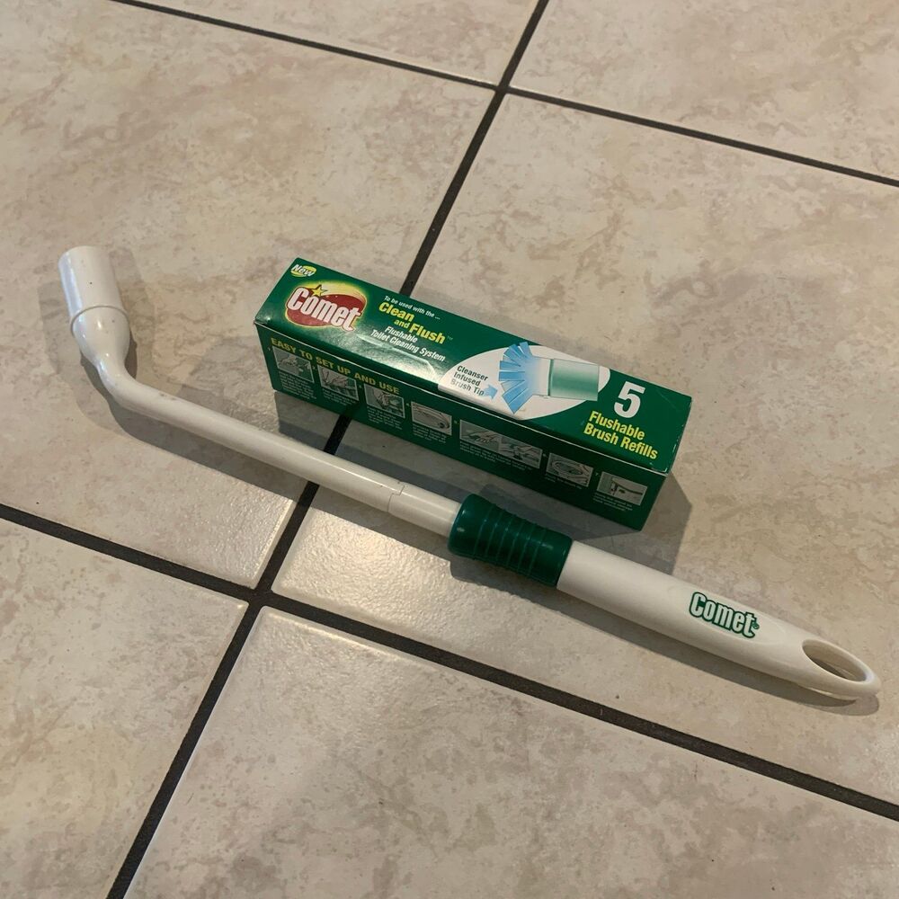 Comet Clean and Flush Flushable Toilet Cleaning System Vintage